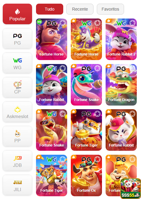 Experiência de Jogos sss55.com