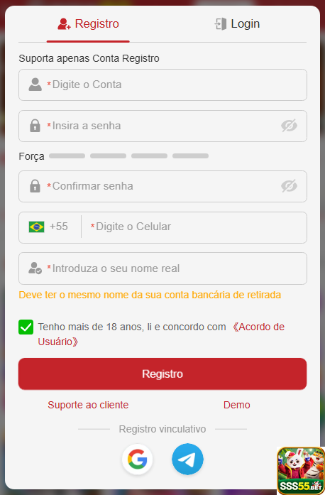 Experiência de Jogos sss55.com